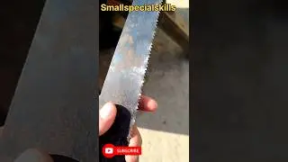 Sharpen Saw old Technique #woodscraft #cuttingskills #woodstatue #workshop #wooddesigner #welding