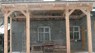 Строю террасу с прозрачной крышей.