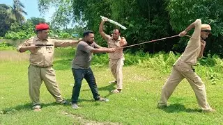 Police V/S Kaidi Funny Comedy Video || By Bindas Fun XYZ