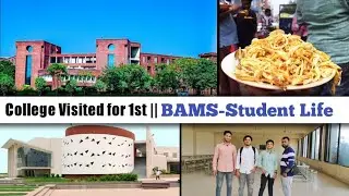 DIVYA JYOTI AYURVEDIC COLLEGE | First time visite #bamslife #review #ayurveda #divyajyotivlogs #vlog