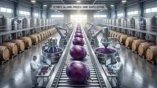 Inside a Modern Balsamic Vinegar Factory: From Grapes to Aged Dark Bottles (Full Process)