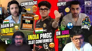 TeenWolf 🇵🇰 On BGMS Lobby🤣 | Ocean On INDIA 🇮🇳PMGC Slot Confirm🤯 | Mortal, Aman On S8ul Performance😍