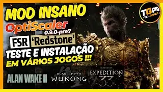 🔥MOD INSANO! OptiScaler 0.9.0-pre7 — Testes em Vários Jogos com FSR Restone, FSR 4.0.3 + FG por IA⚡