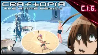Co-op Games For Couples Craftopia Funny Moments #1 - Multiplayer Gameplay - The Anime Begins