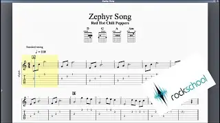 The Zephyr Song Rockschool Hot Rocks Grade 1 Guitar