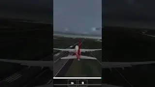 Hainan strong wind landing #flightsim #flightsimulator #aviation #realflighsimulator #rfs