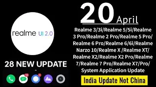Realme April 2021 New Update Features | Realme 2 Pro/3 Pro/5/6/7 Pro/X/XT/Narzo Series UI 2.0 ⚡⚡