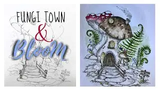 🍄 Whimsical & Enchanted Mushroom House Watercolour Painting - Follow The Sign
