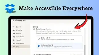 How to make Dropbox files available offline (Data Portability)