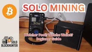 Bitcoin Solo Mining Tutorial 2026 Deutsch. So behältst du die gesamte Block-Belohnung! 🚀