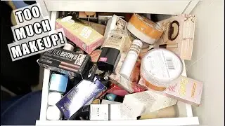 DECLUTTERING MY MAKEUP...THIS TOOK A LONG TIME! 😩