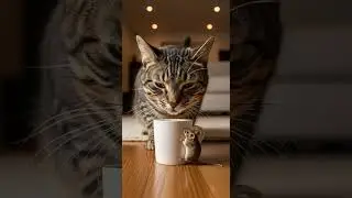 Shocking! Will The Cat Spot The Mouse? Unexpected Twist Unfolds #cat #mouse #wildlife