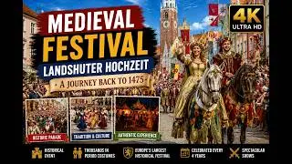Medieval Festival Landshuter Hochzeit 👑 | Exploring Landshut, Germany