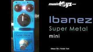 Ibanez Mini Super Metal Distortion Guitar Pedal