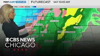 Rain, snow mix on Saturday in Chicago