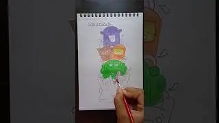 Cute Doodle Art / Doodling / Doodle Art Ideas / For Beginners / Color Doodle #shorts #doodleart