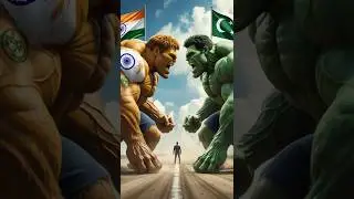 India Vs Pakistan | hulk fight | hulk vs #shorts #short #shortvideo #ai #viralvideo #trending #hulk