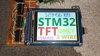 SSD1289 74HC595 STM32F401 3WIRE STM32 TFT