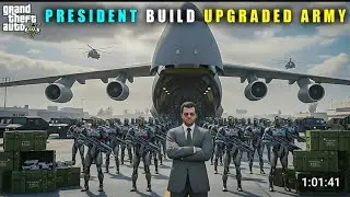 GTA : PRESIDENT MICHEL BUILD NEW UPGRADED CYBORG ARMY / #bbgaming / #gta5