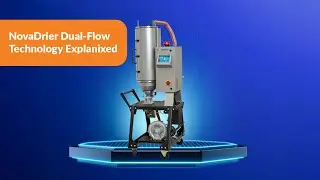 NovaDrier Dual-Flow Compressed Air Resin Dryer Explained