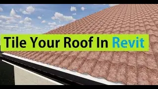 Revit: Tile your roof Tutorial (2020) - Step by step