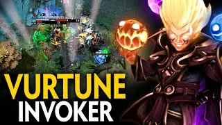 VURTUNE INVOKER | EPIC REFRESHER CATACLYSM COMBO | Dota 2 Invoker