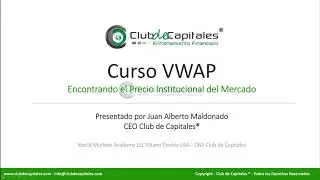 Curso VWAP Club de Capitales Clase 2 de 3