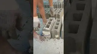 cetak batako tiga lubang #shortvideo #batako #paving #pavingblok