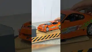 RC Toyota Supra vs Real Toyota Supra SAFETY Showdown