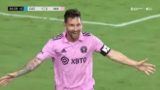 Messi's unforgettable game-winning free kick goal in his Inter Miami debut