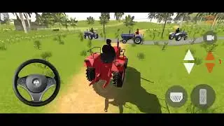 INDIAN TRACTOR DRIVING 3d|MAHINDRA TRACTOR |OFF FLY GAME PLAY VIDEO| ALPHA GAMING ZONE #gaming 