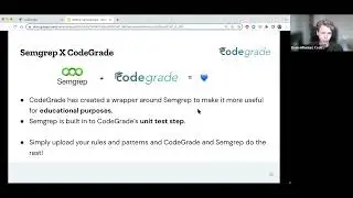 CodeGrade Live Webinar: Code Structure Autograding using Semgrep (1 April 2022)