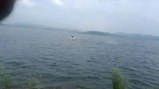 Motorboat ⛵ running in #patratu lake, jharkhand