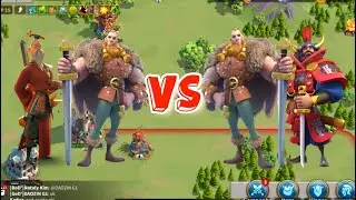 Bjorn/Sun Tzu vs Bjorn/Euji - no equip - Rise of Kingdoms RoK