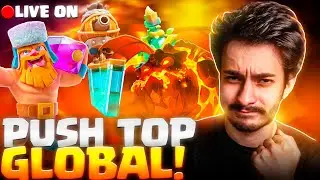 PUSH INSANO NO TOP GLOBAL 2500+ MEDALHAS!! - CLASH ROYALE