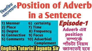 Position of Adverbs l Adverb Placement l Types of Adverbs l Royal order of Adverbs l Adverbs