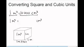 Converting Square and Cubic Units