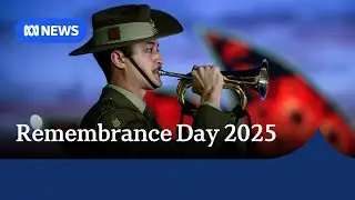 Remembrance Day services mark 107 years since the end of WWI | ABC NEWS
