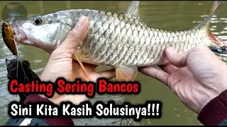 Berikut ciri-ciri spot yang dihuni ikan hampala | casting hampala arus deras | mancing sebarau