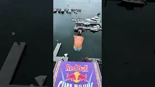Preparing To Dive Off A Cliff