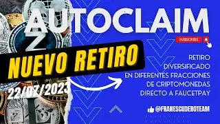 🏅&iexcl;Nuevo Retiro! 𝗔𝘂𝘁𝗼𝗰𝗹𝗮𝗶𝗺 | Diferentes criptomonedas a 𝗙𝗮𝘂𝗰𝗲𝘁𝗣𝗮𝘆 [22/07/2023] #autoclaim #ganagratis