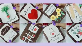 DIY Aesthetic Handmade Love Cards ❤️🥰 | Valentine & Anniversary Crafts #foryou #viral #diy #craft 