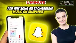 How to add any song as background music on snapchat 2024