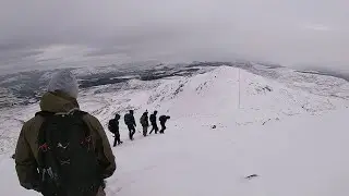 Hiking Arenig Fawr in the snow - Eryri, Wales - 22/01/2023