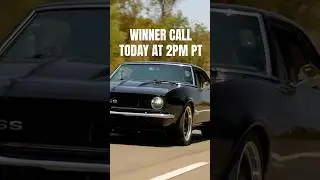 2PM TODAY - Winner Call of the 1967 Camaro and 50 GRAND - Subscribe Below!