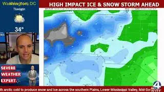 Charlotte and North Carolina Ice Storm Head 