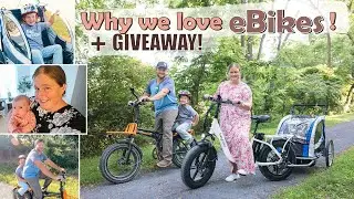 Семейный видеоблог &mdash; приключения на электровелосипеде &mdash; обзор Heybike