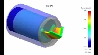 angle-shape aluminium extrusion simulation