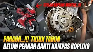 KONDISI KAMPAS KOPLING YAMAHA R15 V3 SETELAH  7 TAHUN PEMAKAINAN
