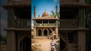A Village Uncle Built a Mosque from Bamboo, Mud & Leaves 😱🕌You Won&rsquo;t Believe This